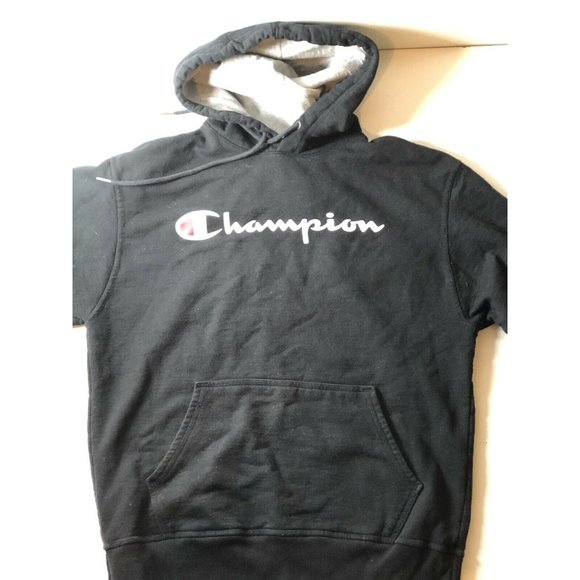 Champion Men's Hoodie Middleweight Script Logo - Picture 1 of 3